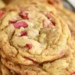 Brown Sugar Rhubarb Cookies