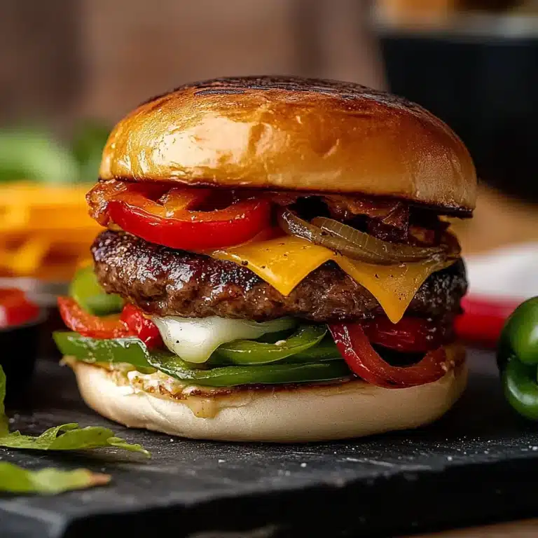 Spicy Fajita Burgers