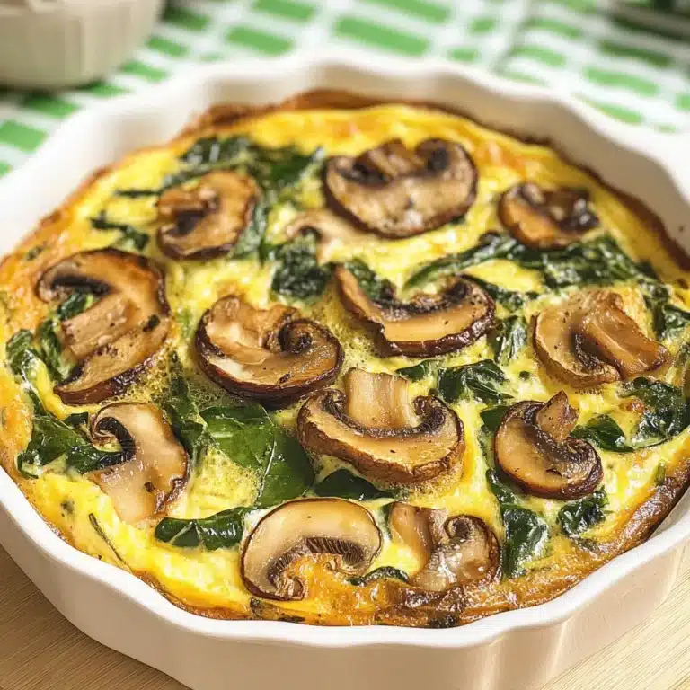Why Spinach and Mushroom Frittata Wins Breakfast