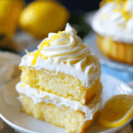 Lemon Velvet Cake with Lemon Cream Cheese Frosting