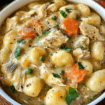 One Pot Gnocchi Chicken Pot Pie