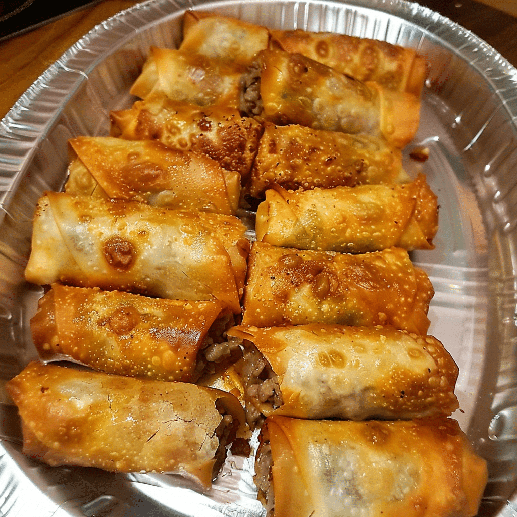 Philly Cheesesteak Egg Roll