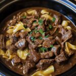 Slow Cooker Beef and Noodles