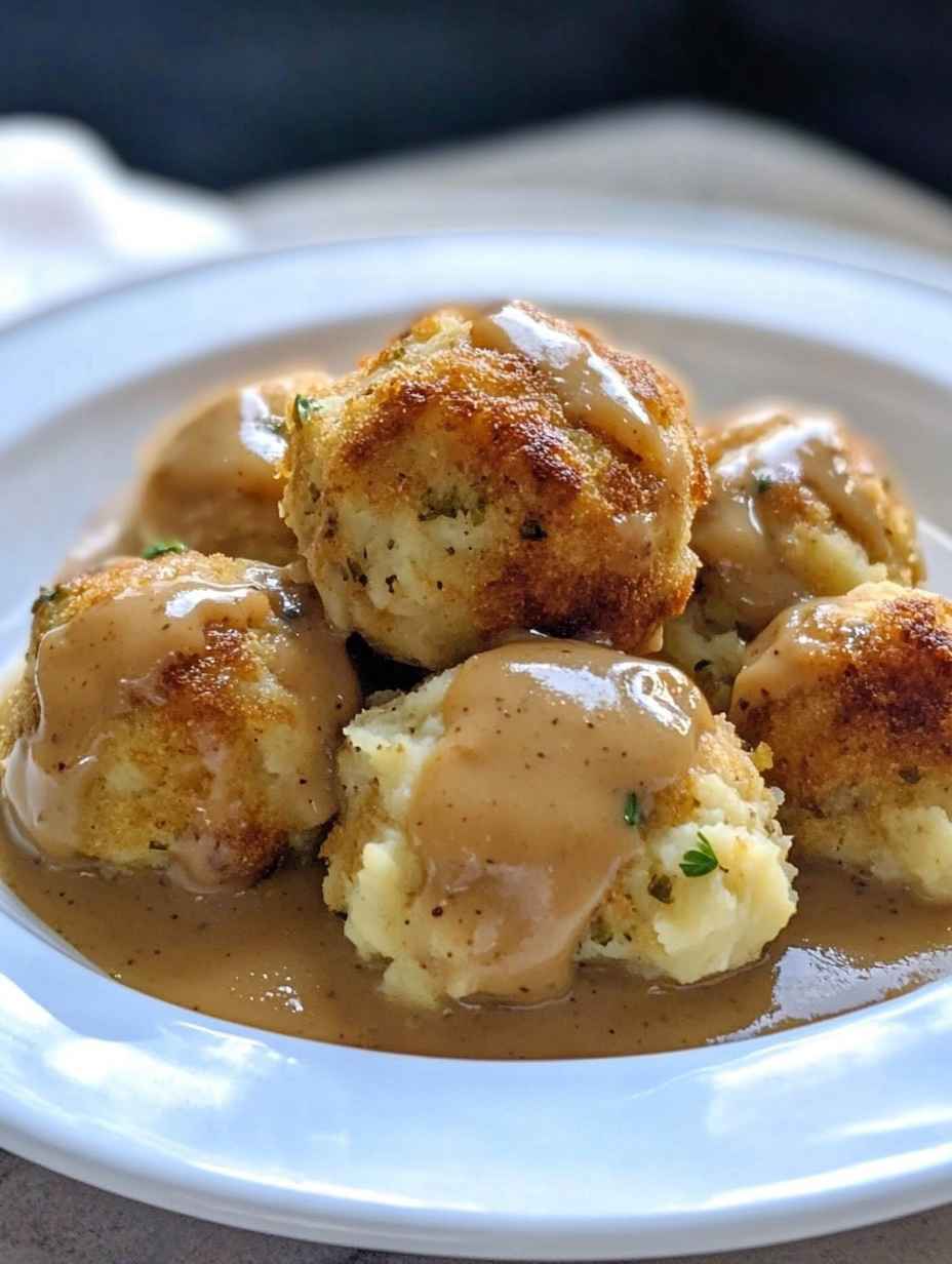 Turkey stuffing Balls