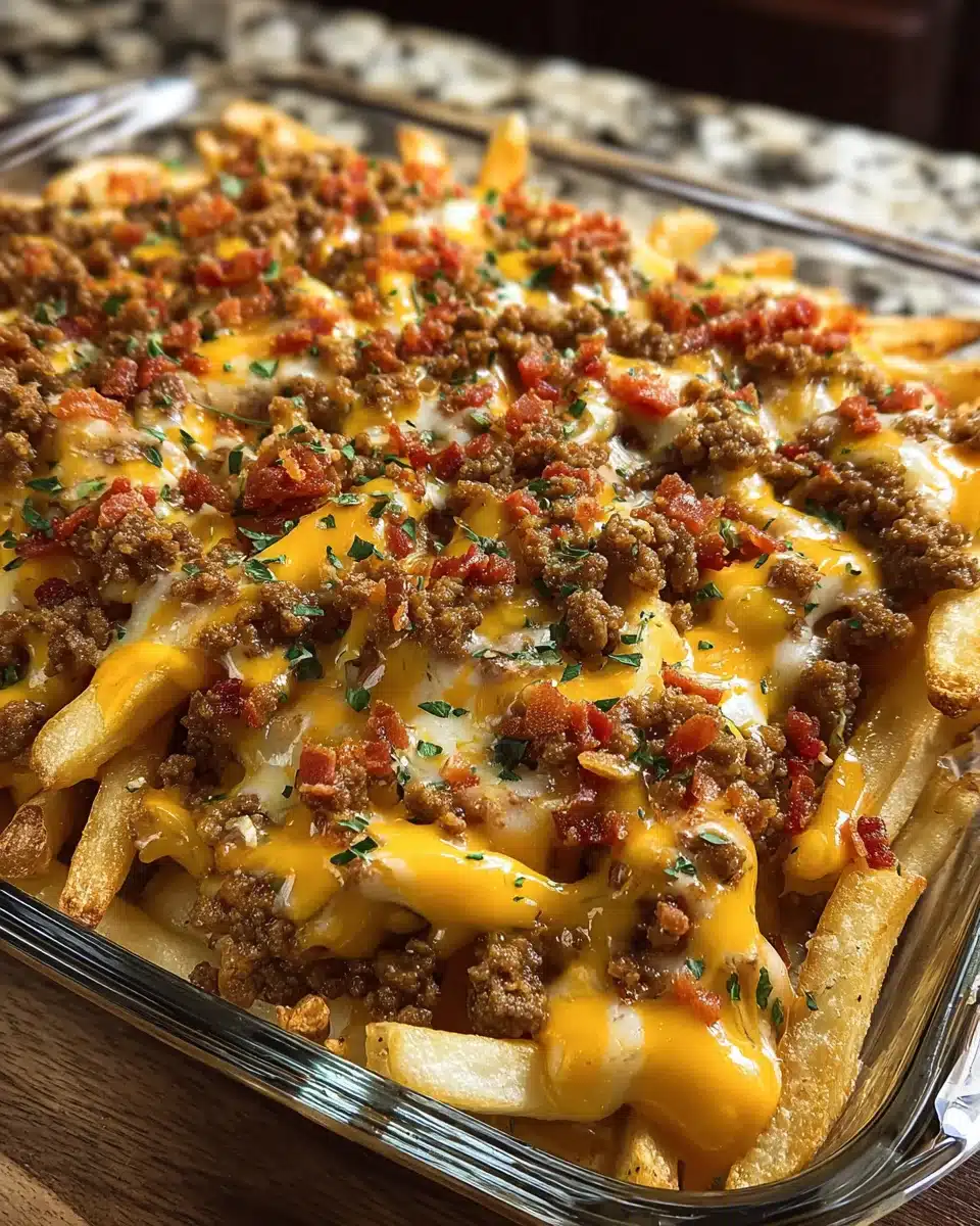 Cheeseburger French Fry Casserole
