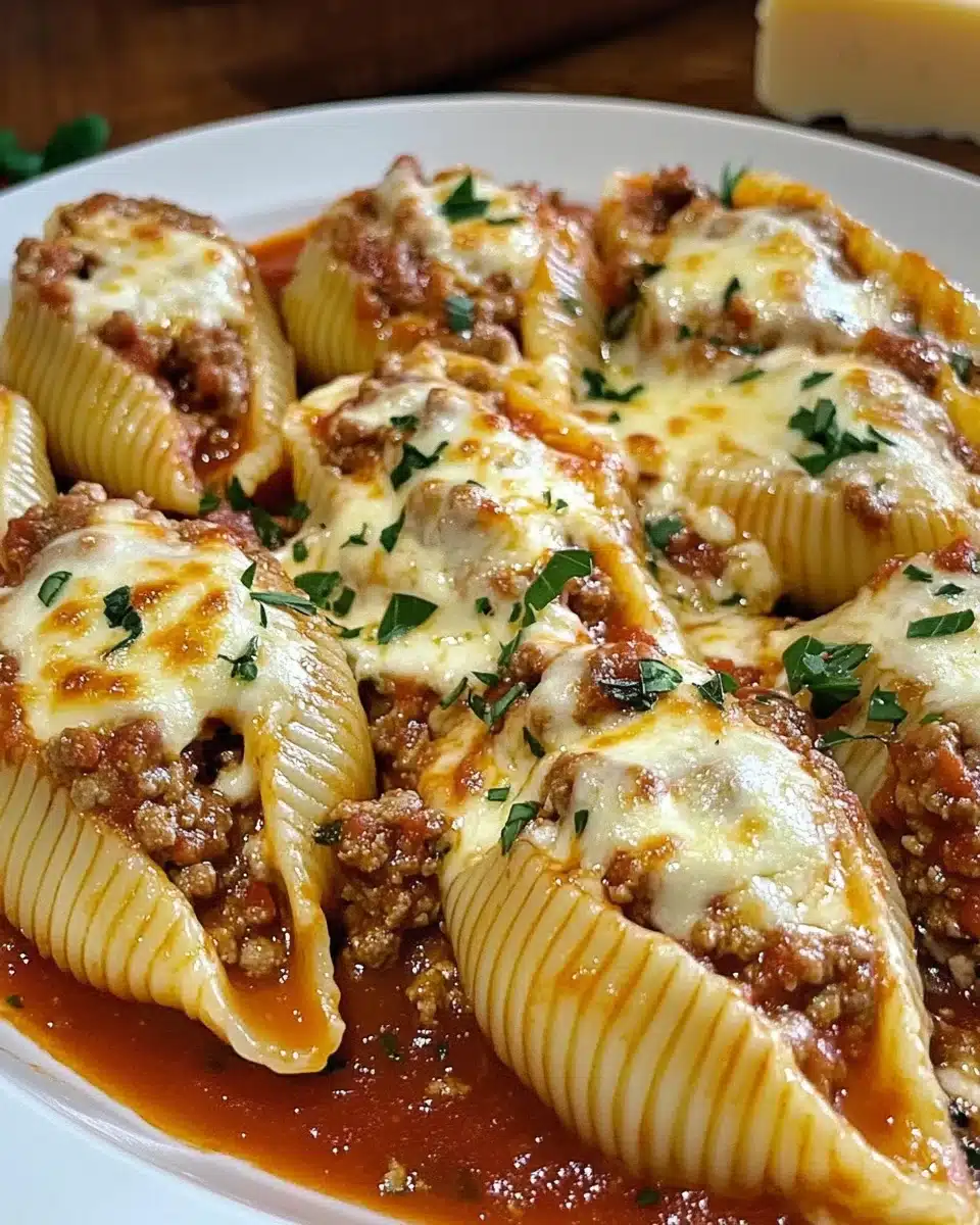 Beef-Stuffed Shells with Creamy Ricotta Filling Delight You!