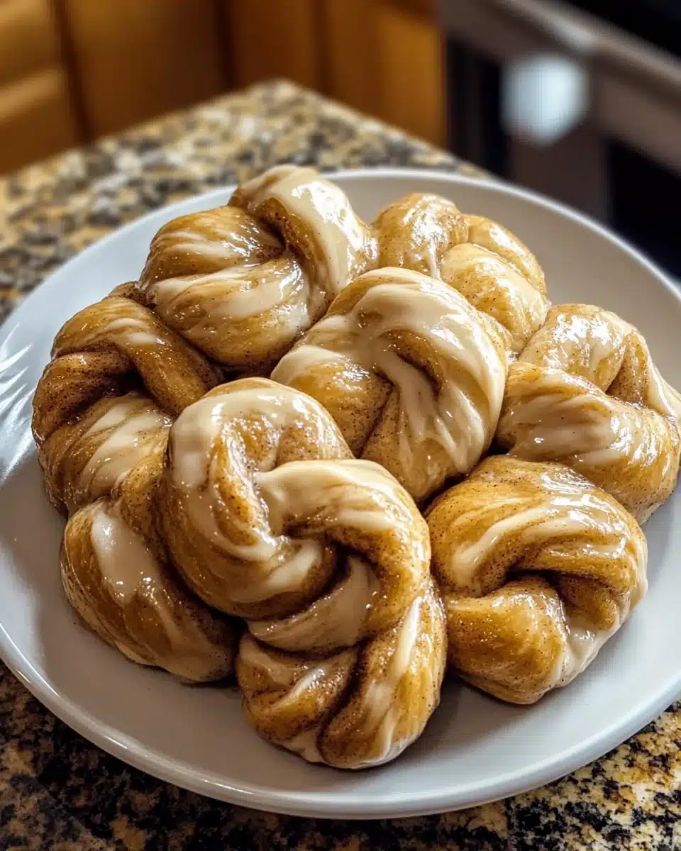 Cinnamon Knots with Coffee Icing: A Sweet Delight!