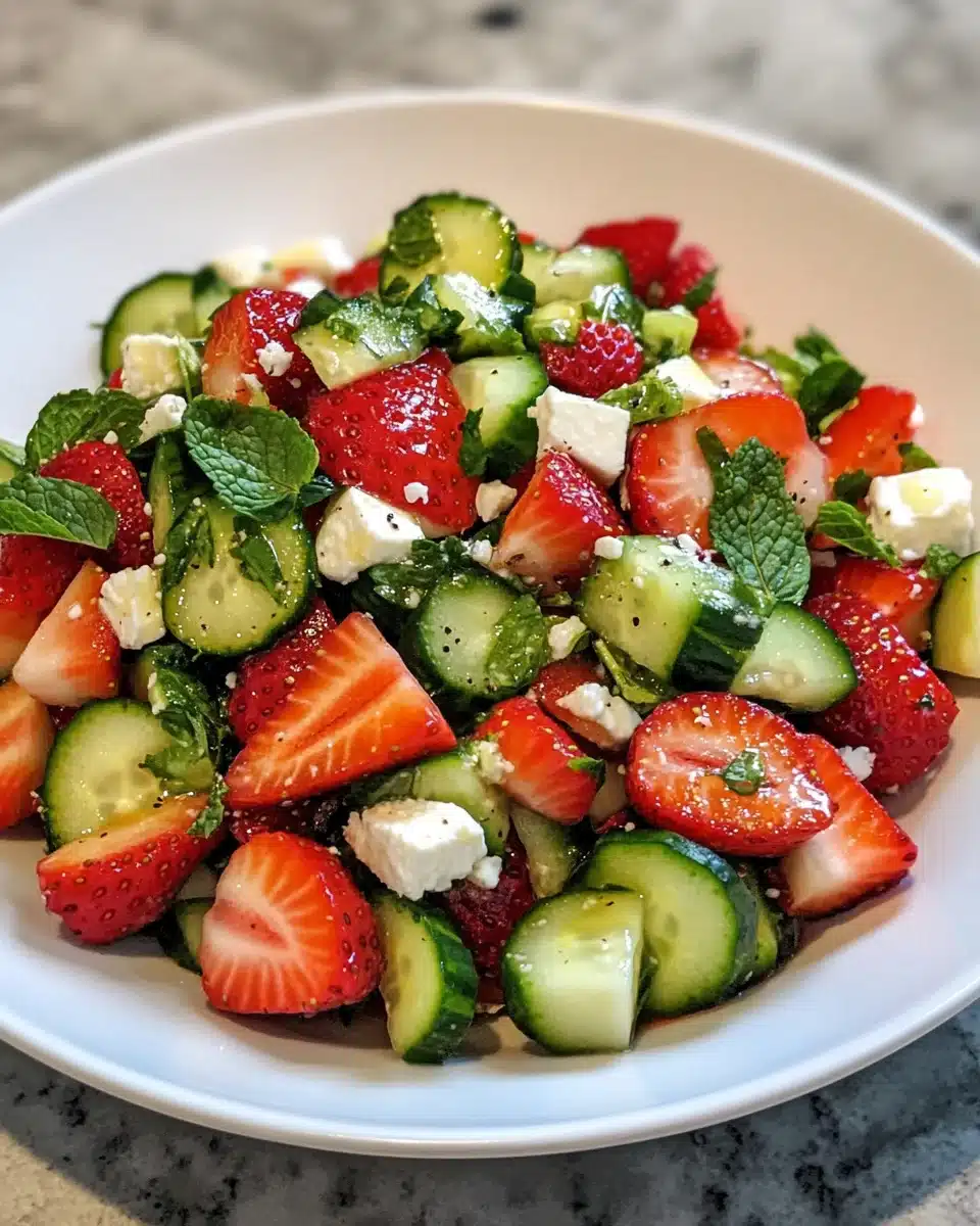 Strawberry Cucumber Salad Recipe