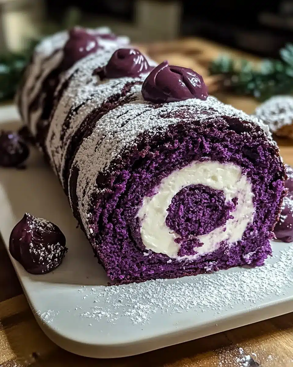 Purple Velvet Cake Roll: A Delicious Twist You Must Try!