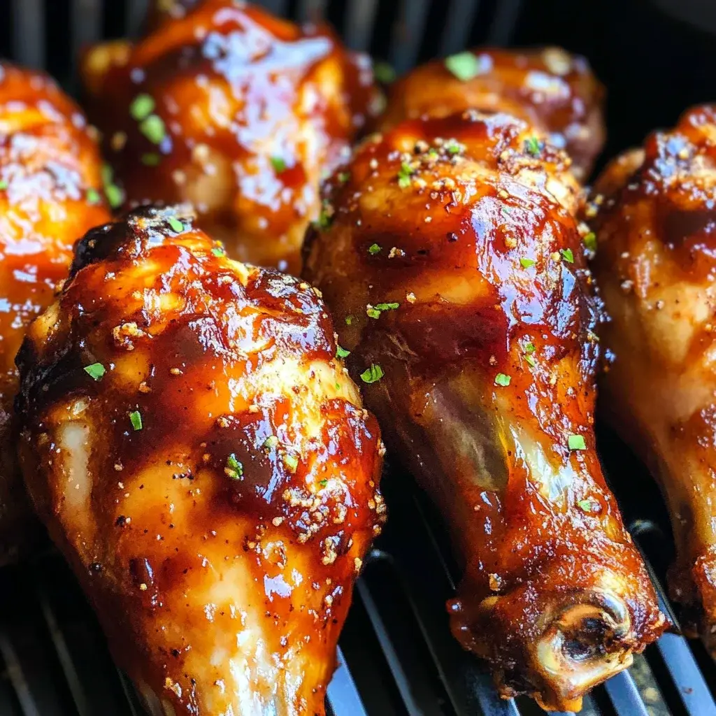 Air Fryer BBQ chicken legs