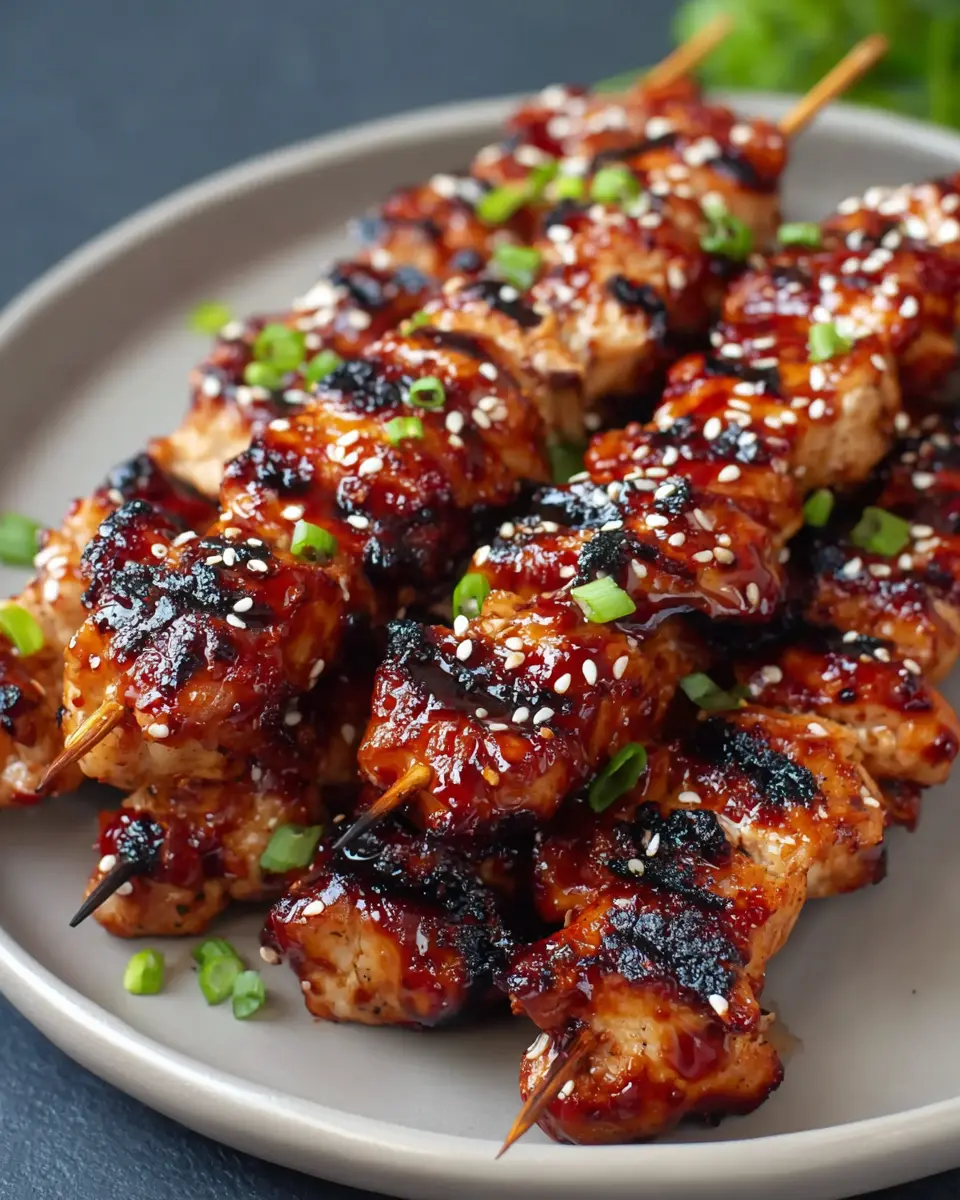 Asian Chicken Skewers