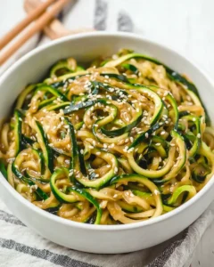 Asian Zucchini Noodles