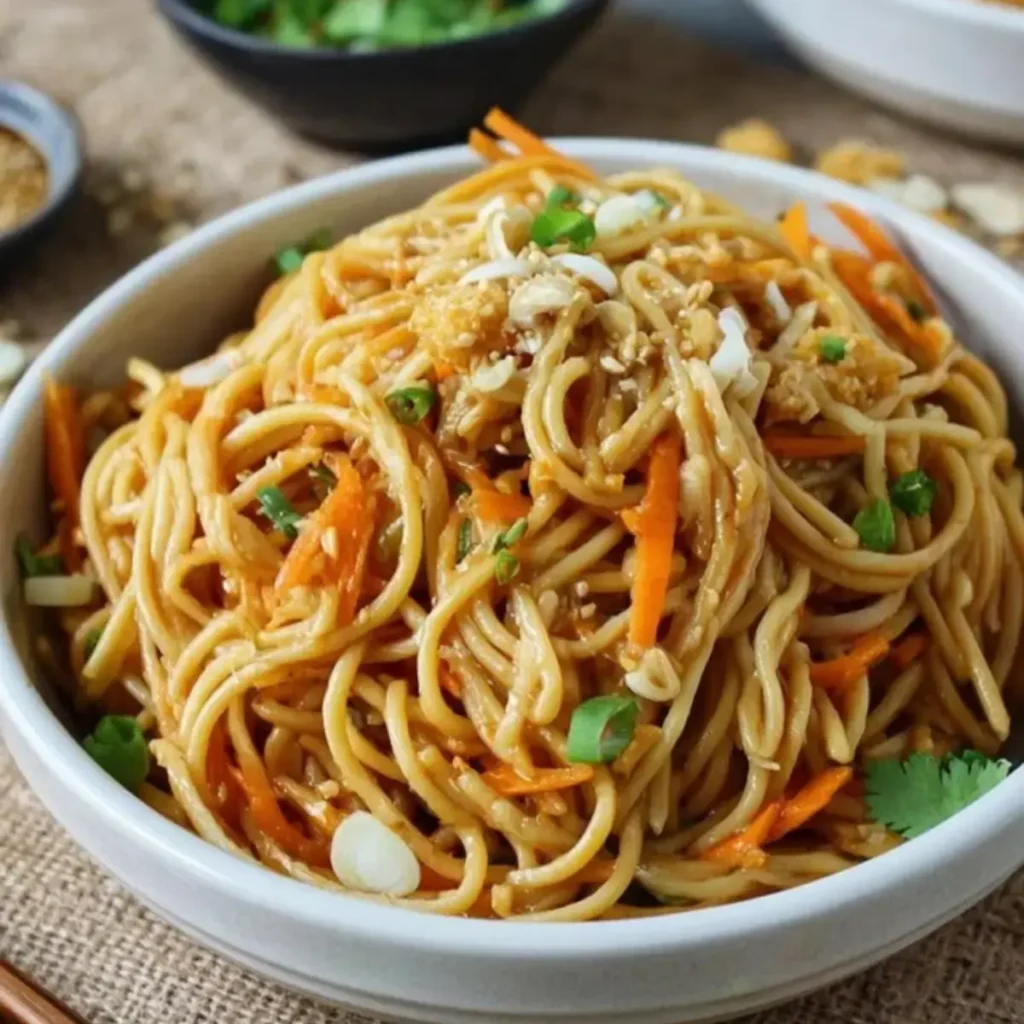 Asiatischer Spaghettisalat mit Sojasauce Rezept – Muma’s Kitchen
