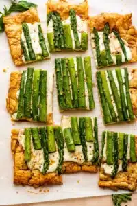Easy Asparagus Mozzarella Cheese Tart