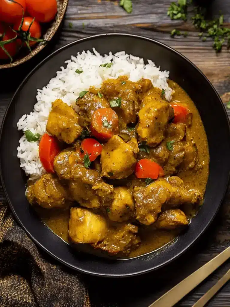 Authentic Jamaican Curry Chicken