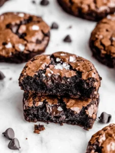 BEST Fudgy Chewy Brookies