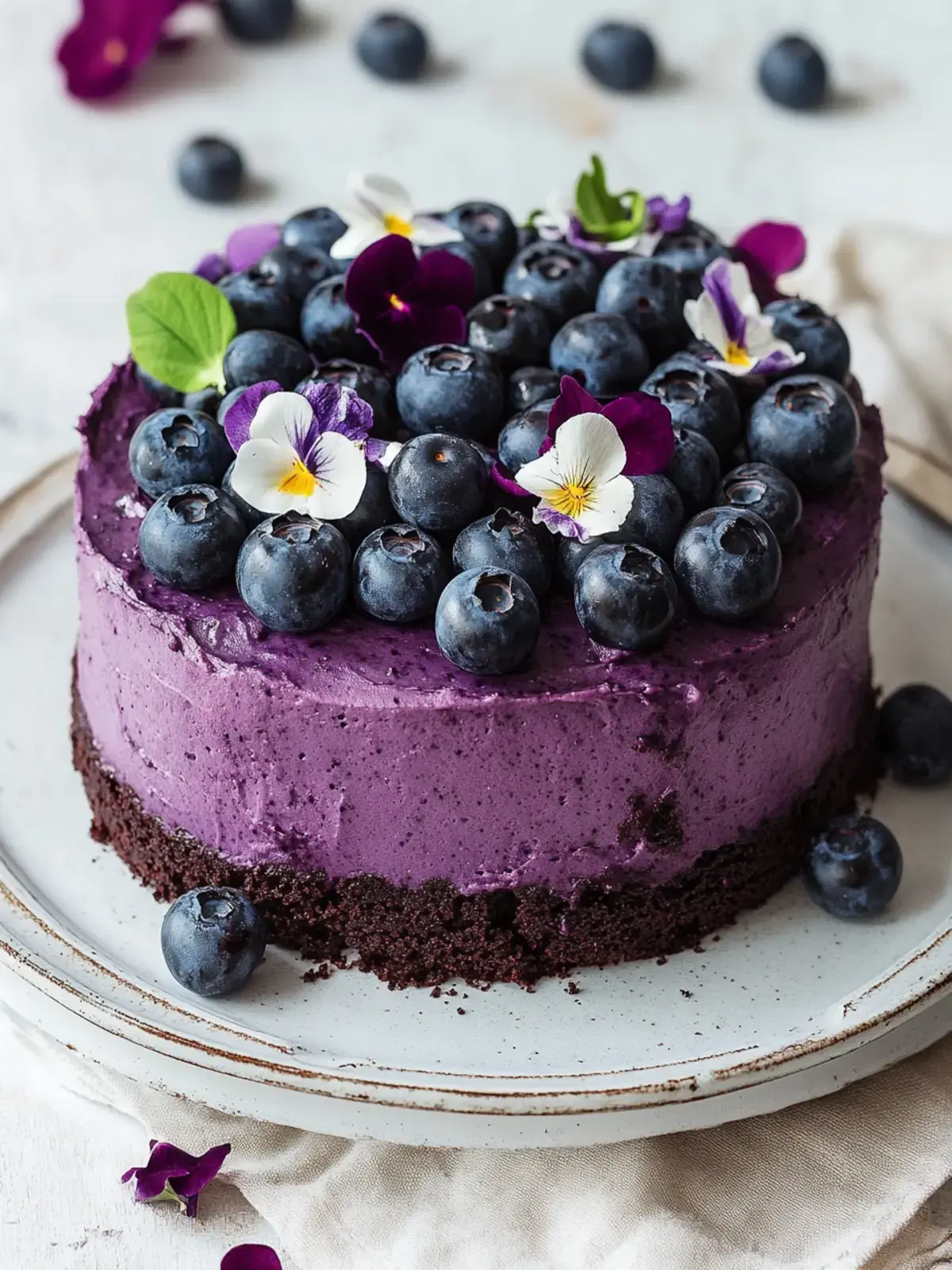 Blueberry Chocolate Cake