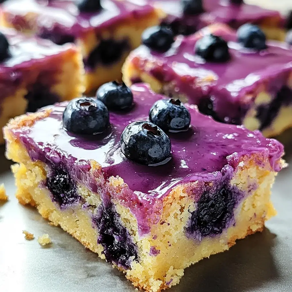 Blueberry Lemon Blondies