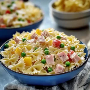 Easy Bow Tie Pasta Salad