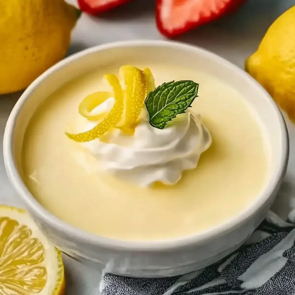 Irresistible Bright and Silky Lemon Custard – A Delicious Dessert