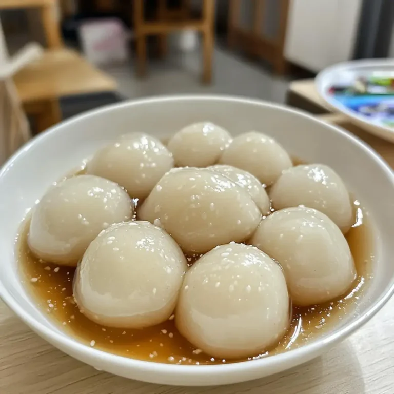 Brown Sugar Glutinous Rice Balls