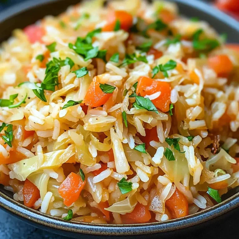 Cabbage and Rice Recipe