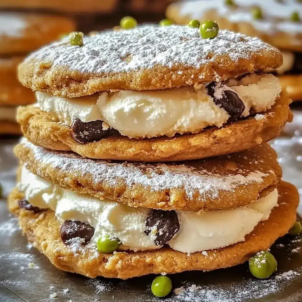 Cannoli Cream Sandwich Cookies
