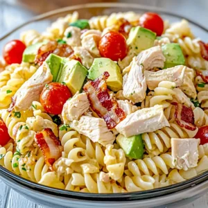 Chicken Club Pasta Salad