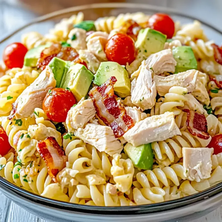 Chicken Club Pasta Salad