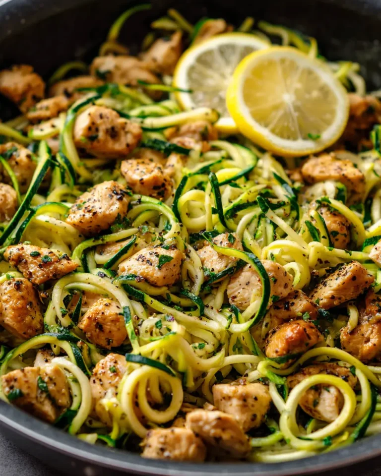 Chicken Zucchini Noodles