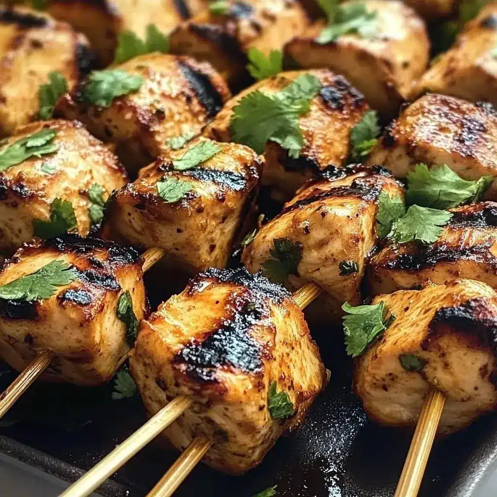 Chili Lime Chicken Skewers