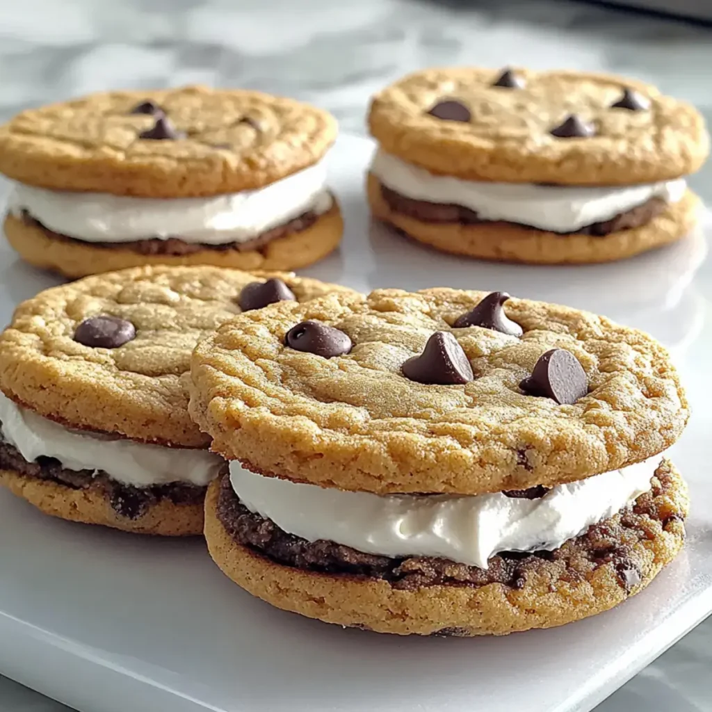 Chocolate Chip Cookie Sandwiches
