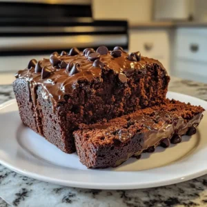 Decadent Chocolate Espresso Banana Bread