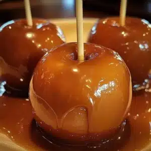Christmas Caramel Apples