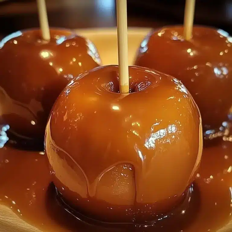 Christmas Caramel Apples