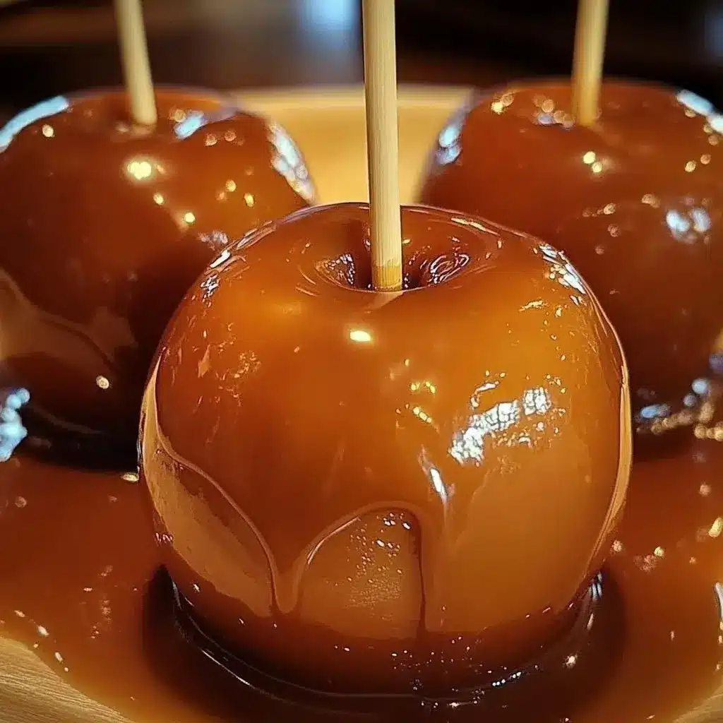 Christmas Caramel Apples