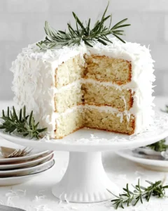 Christmas Coconut Cake