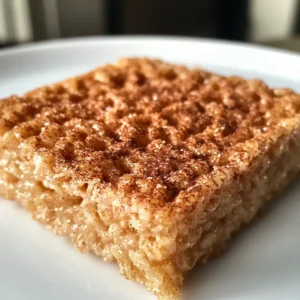 Churro Rice Krispie Treats
