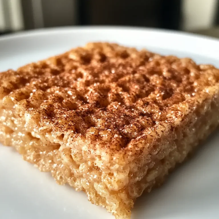 Churro Rice Krispie Treats
