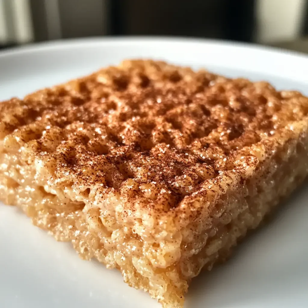 Churro Rice Krispie Treats