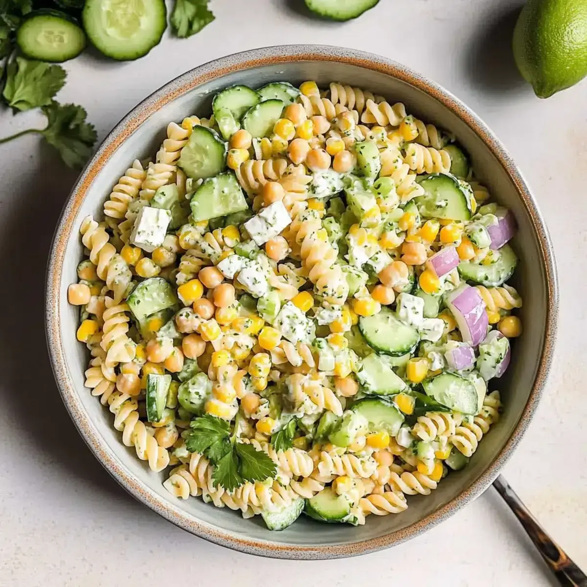 Cilantro Lime Pasta Salad