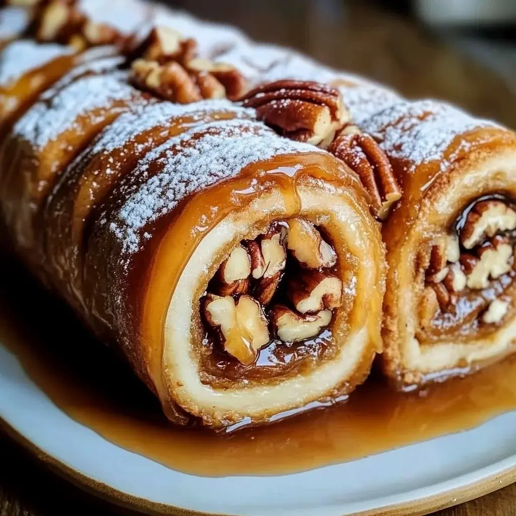 Cinnamon Maple Pecan Roulades