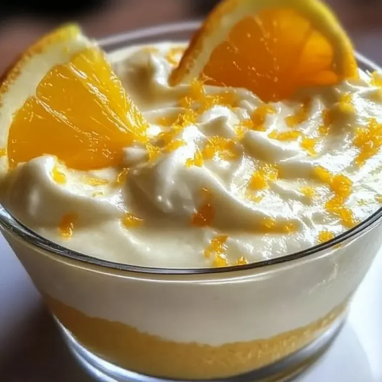 Citrus Cream Dessert Delight