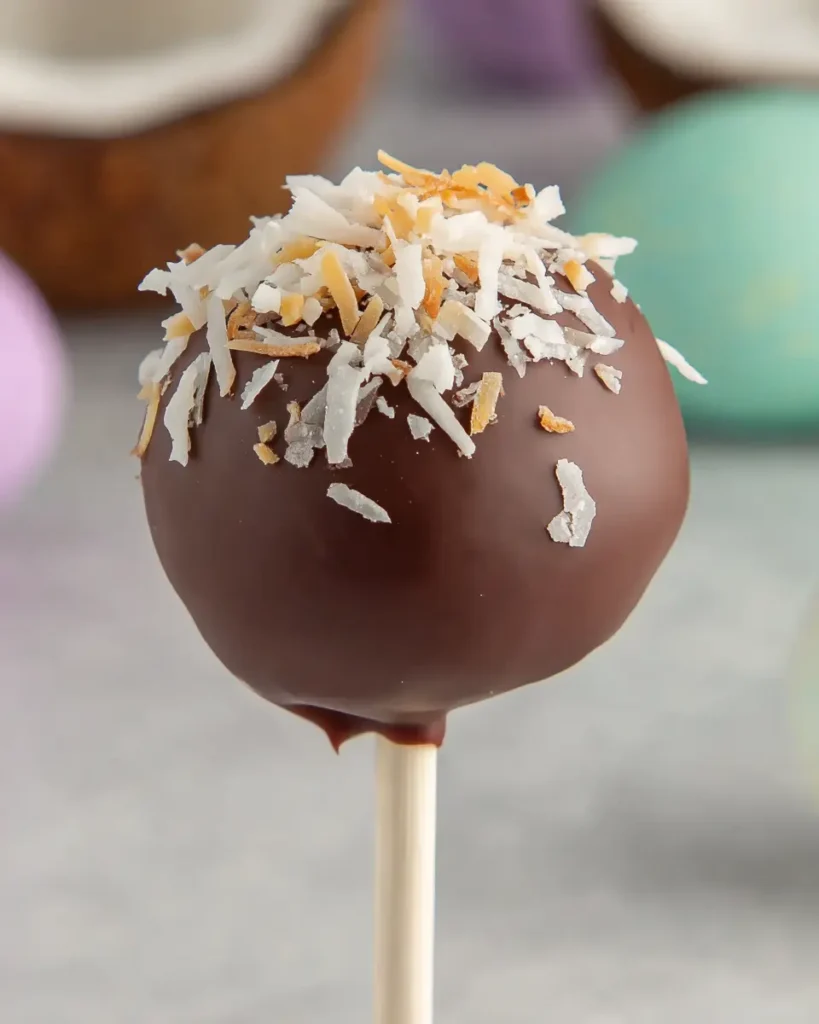 Chocolate Coconut Cake Pops