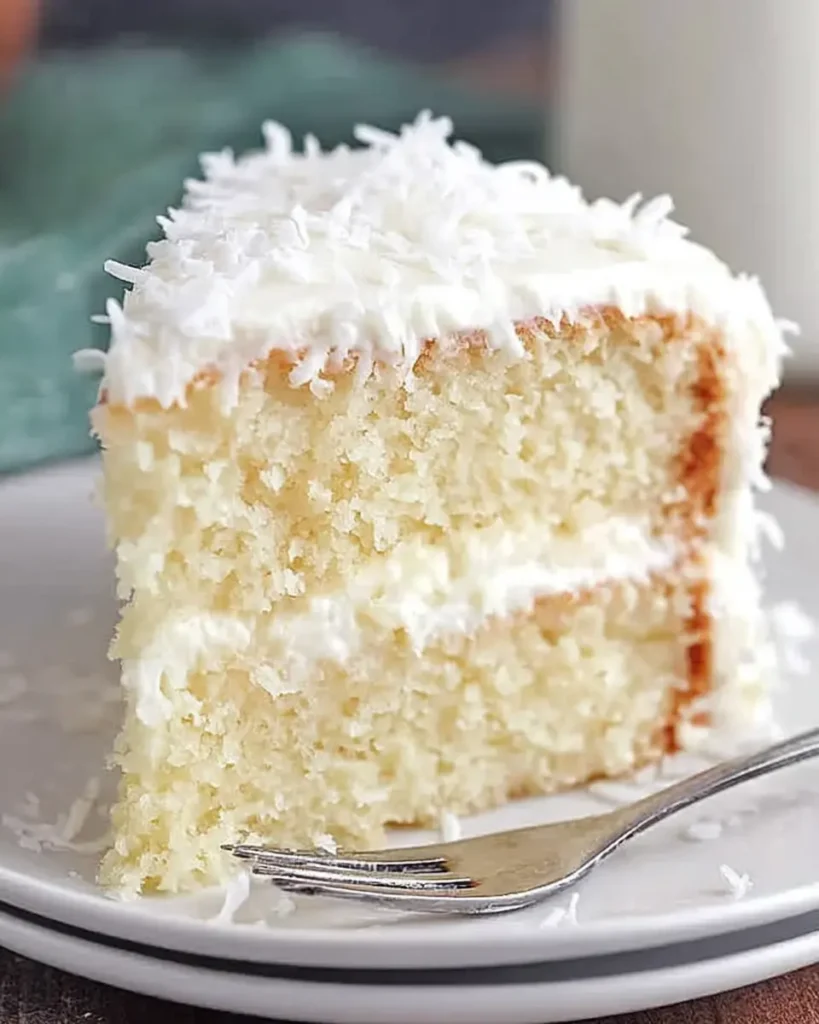 Coconut Cake with 7-Minute Frosting