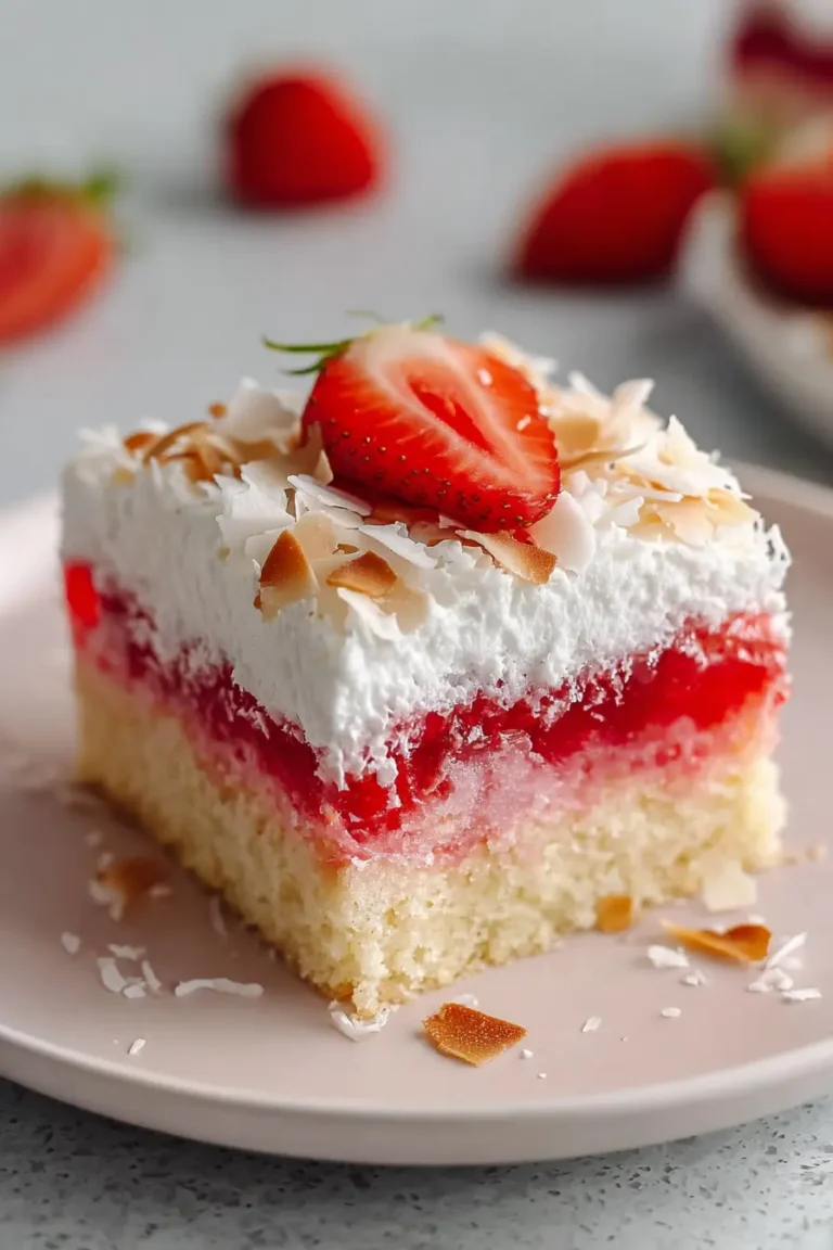 Coconut Jello Poke Cake