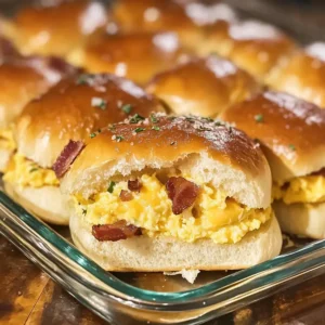 Crack Breakfast Sliders with Ranch Butter Glaze