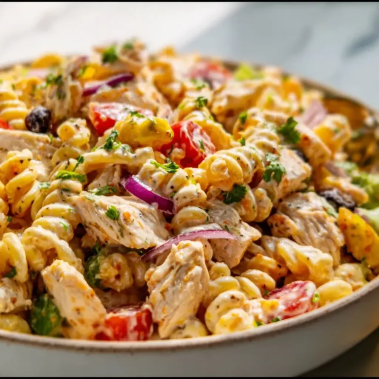 Creamy Chipotle Chicken Pasta Salad