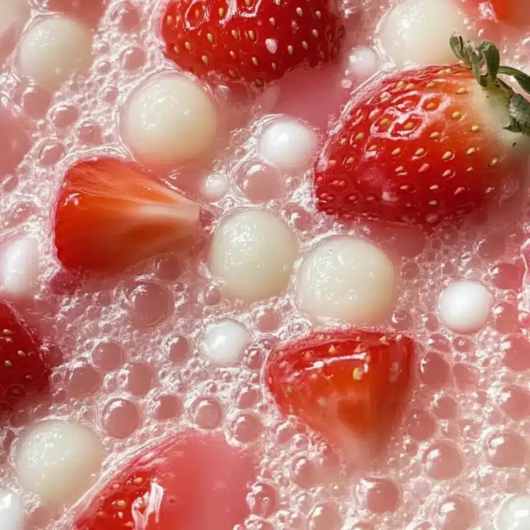 Creamy Strawberry Sago