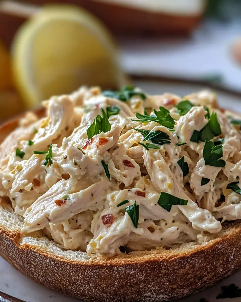 Crema de Pollo Casera para Sándwich